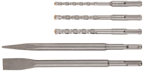 Перфоратор монтажный 800Вт; 0-900 об/мин; 0-4000 уд/мин; 3.0 Дж; 3 реж.; SDS-PLUS; реверс; 2.8 кг; кейс FIT 80106 фото 7 Перфоратор монтажный 800Вт; 0-900 об/мин; 0-4000 уд/мин; 3.0 Дж; 3 реж.; SDS-PLUS; реверс; 2.8 кг; кейс FIT 80106 фото 7