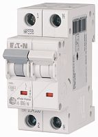Модульный автоматический выключатель, 2-полюс, кривая отключения B, номинальный ток 50А, HL-B50/2 | код 194766 | EATON