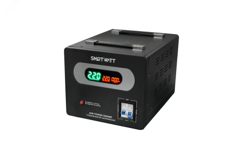 Напольный стабилизатор напряжения SMARTWATT AVR TOWER 5000RF | код AVR TOWER 5000RF | SMARTWATT