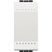 Livinglight Клавиша без символа, размер 1 модуль, цвет белый | код N4915N | BTICINO