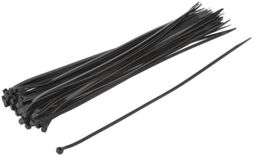 Хомуты нейлоновые, черные для проводов 50шт., 300х3,6мм | код 60396 | FIT фото 2