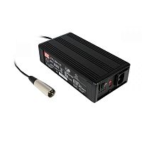 Источник питания AC-DC, 120Вт, вход 88…132V AC/176-264VAC, выход 55.2В/2.2A, изоляция 3000В AC, в кожухе, настольный 180х96х49мм, заряд импульсами, -10…+60С | код PA-120N-54C | MeanWell