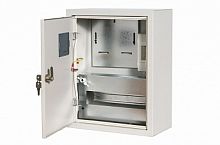 Щит учета ЩУ-1Н-10 под 1 фазный счетчик навесной-10 автоматов эл., 390х280х120, IP54 | код KRZMI44 | KRZMI