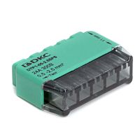 Клеммная колодка на 5 проводника до 2,5 кв. мм. на токи до 24А | код DTP1-05-2.5SPS | DKC