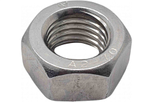 Гайка DIN 934 М20 шестигранная класс прочности 6 покрытие цинк | код DIN934М20 | Крепдил