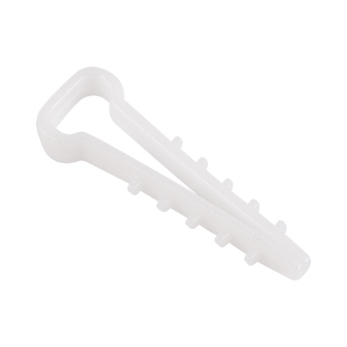 Дюбель-хомут нейлоновый прямоугольный REXANT 5-10 мм, белый, упаковка 100 шт. | код 07-4610| REXANT