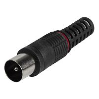 Разъем штекер TV без пайки черн. | код 05-2042-2 | PROCONNECT