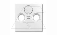 Basic 55 - Лицевая панель для телевизионной розетки TV-RD-SAT (сл.кость) | код 1724-0-4284 | ABB