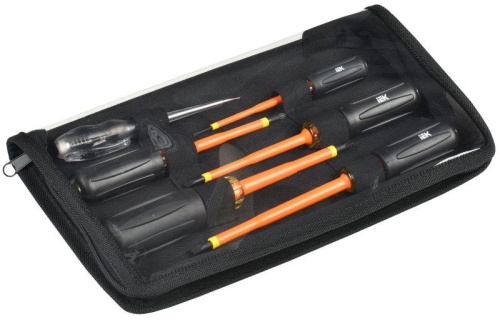 Набор отверток диэлектрических Т3 6шт ARMA2L 5 | код A2L5-NS30-T3-06 | IEK Набор отверток диэлектрических Т3 6шт ARMA2L 5 | код A2L5-NS30-T3-06 | IEK