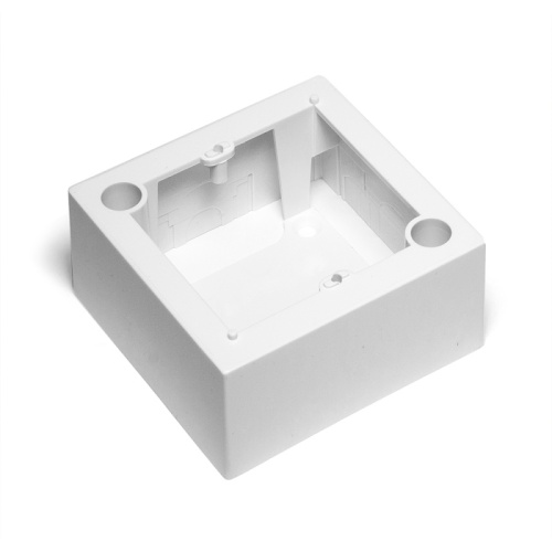 Настенная коробка под рамку французского стандарта, 45х45 мм | код LAN-WB45x45-WH | LANMASTER