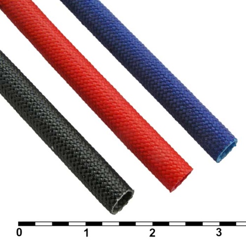 Силиконовая трубка RUICHI ТКСП Ф3.5 чёрная 1200V, армированная | код 81399 | Ruichi