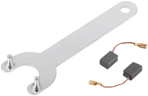 Машина шлифовальная угловая 1100Вт 3000-11000об/мин; КлК 125мм; армированный ротор FIT 80321 фото 2