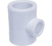 Тройник переходной 32 х 20 х 32 мм полипропиленовый PPR белый (10322032) | код 00000008717 | Valfex