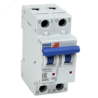 Выключатель автоматический OptiDin BM63-2K16-DC-ОМ4-РЕГ | код 235770 | КЭАЗ