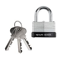 Замок навесной ССН-40 ЧЕТЫРЕ СЕЗОНА | код 79-0134 | ЧЕТЫРЕ СЕЗОНА