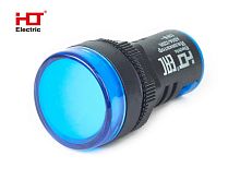 Лампа AD16-22DS(LED)матрица d22мм синий 110В IP40 HLT | код 085-06-28 | HLT
