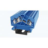 WS2.5-TW-TA-01P-12-00Z(H) Клемма пружинная WS, 2.5 мм.кв., 3C, домиком, синий, шт | код 11030000262 | DEGSON