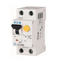 Выключатель автоматический дифференциального тока 2п (1P+N) C 16А 30мА тип AC 6кА PFL6 2мод. EATON 286467