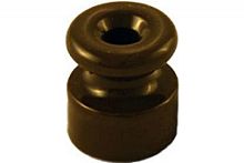 Изолятор BIRONI для наружного монтажа D16*17мм , Керамика, Коричневый | код B1-551-02 | BIRONI