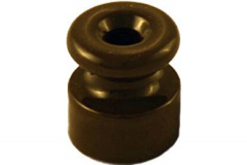 Изолятор BIRONI для наружного монтажа D16*17мм , Керамика, Коричневый | код B1-551-02 | BIRONI