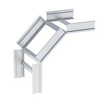 Угол 90 градусов вертикальный внешний лестничный усиленный 100x800 мм (2 мм) HDZ EKF | код voltp90100800-2-HDZ | EKF