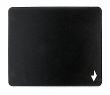 Коврик для мыши Gembird MP-BLACK, чёрный, размеры 220*180*1мм, полиэстер+резина | код MP-BLACK | Gembird