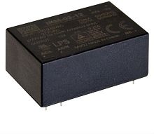 Источник питания AC-DC,3Вт, вход 85…305В AC 47...440 Гц, 120...370B DC, выход 9В/333мА, изоляция 3000В AC, в корпусе на плату 37х24х16мм, -30...+85C, поверхностный монтаж | код IRM-03-9S | MeanWell