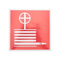 Наклейка знак пожарной безопасности Пожарный кран 150х150 мм REXANT | код 56-0055-1 | REXANT