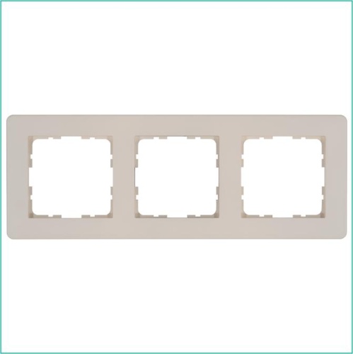 Рамка G-Flex 3-постовая, цвет Тауп | код G1103T | Jasmart