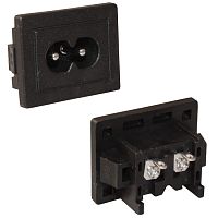 Штеккер панельный 2-х полюсный серии AC-03X RUICHI AC-036 | код 84666 | Ruichi