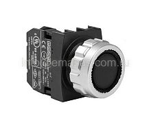 Кнопка нажимная серии H, установочный 30 мм. | код H102DH | EMAS