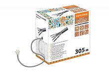 Кабель витая пара народный F/UTP Cat 5e 4х2х24AWG (305м) PVC. серый ТРТС | код SQ0107-0117 | РЭМЗ ТМ