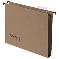 Подвесные папки А4 (350х245 мм), до 300 листов, КОМПЛЕКТ 10 шт., картон, BRAUBERG (Италия), 231788 | код 231788 | BRAUBERG