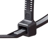 Хомут нейлоновый КСС MULTILOCK 8х400 черн. (уп.100шт) Fortisflex 102327