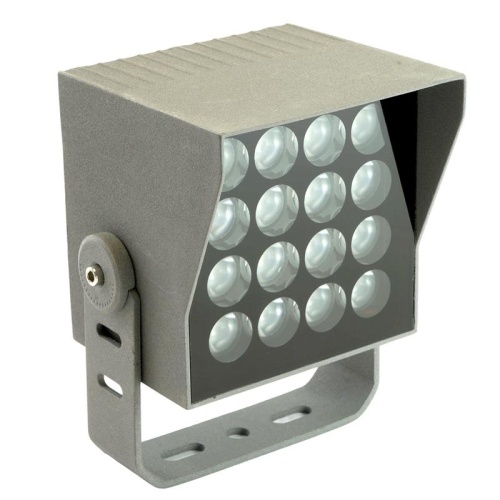 Прожектор светодиодный 115х115х190мм IP66 25Вт AC220-240В красн. LL-897 квадрат FERON 51706