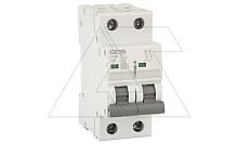 Авт. выключатель GYM8-2P-16C, 2P, 16A, хар-ка C, 4,5kA, 2M, без подкл. AU8, AL8. | код GYM82P16C_0 | GEYA