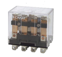 PR012 СИЛАТ Реле промежут., 4СО, КУ 24VDC, 10А(240VAC/28VDC), под SR03/PTF14A, шт | код PR012 | SILAT