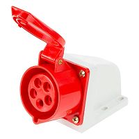 Розетка 115 стационарная 3Р+РЕ+N 16А 380В IP44 | Код. 11-8911 | Rexant