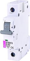 Автоматический выключатель ETIMAT 6 1p D 63A (6kA) | код 002161522 | ETI
