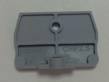 Концевая пластина для клемм, синяя CPP2.5-BLUE | код 3911070001 | Elmex