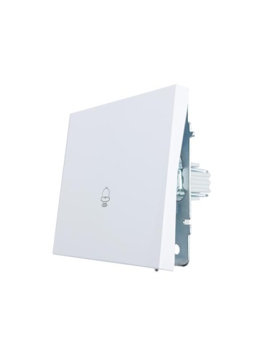 ZIMA Кнопка звонка белый безвинтовой зажим/клемма LEZARD | код 704-0288-103QC | LEZARD фото 4