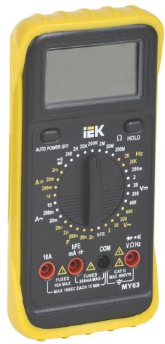 Мультиметр цифровой Professional MY63 | код TMD-5S-063 | IEK