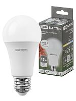 Лампа светодиодная А60 15 Вт, 230 В, 6500 К, E27 TDM | код SQ0340-0381 | TDM