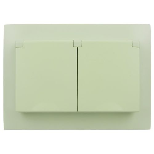 SKANDY Роз. 2-я с кр. 16А в сб IP44 SK-R12M мятн. IEK | код SK-R26-16-44-K06-F | IEK фото 3 SKANDY Роз. 2-я с кр. 16А в сб IP44 SK-R12M мятн. IEK | код SK-R26-16-44-K06-F | IEK фото 3