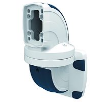 Держатель поворотный (315°) настенный ETR060, горизонтальный выход, RAL7035/RAL5020, m=2,53кг | код ETR060370 | ETA