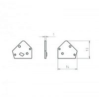 Торцевая крышка для клемм серии 8181FK цвет: темно-серый | код 07.300.6653.3 | Wieland