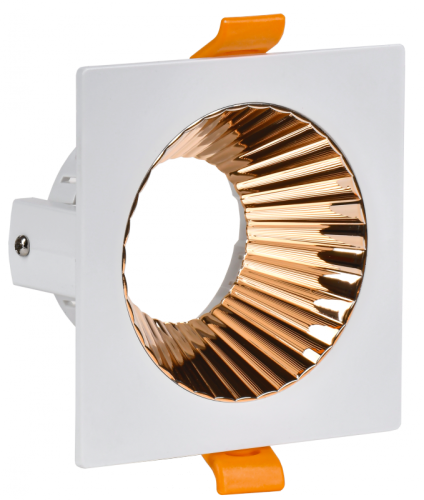 Светильник 4109 встр. поворотн. GU10 белый/золото пласт. IEK | код LT-UVB0-4109-GU10-1-K22 | IEK Светильник 4109 встр. поворотн. GU10 белый/золото пласт. IEK | код LT-UVB0-4109-GU10-1-K22 | IEK