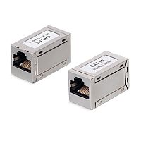 Cabeus CA-8p8c-C5e-SH Проходной адаптер, RJ45-RJ45 (8p8c), категория 5е, экранированный | код 9676c | Cabeus