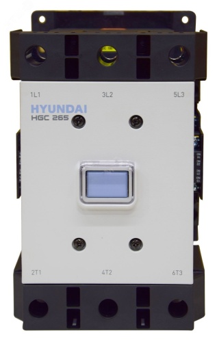 Магнитный контактор HGC265 22NS F440 265А 147кВт при АС3 (380-440В) кат. 380В АC 110-220 DC 2НО+2НЗ | код 13.01.01.000599 | Hyundai