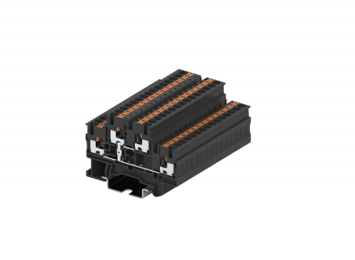 TPD4-2-PV Клемма TP 2-уровневая, с уравниванием потенциала, сеч.4мм2, черн., шт | код TPD4-2-PV | SUPU